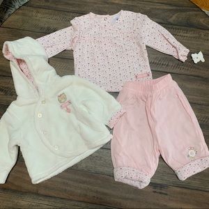 3 piece super soft fleece set